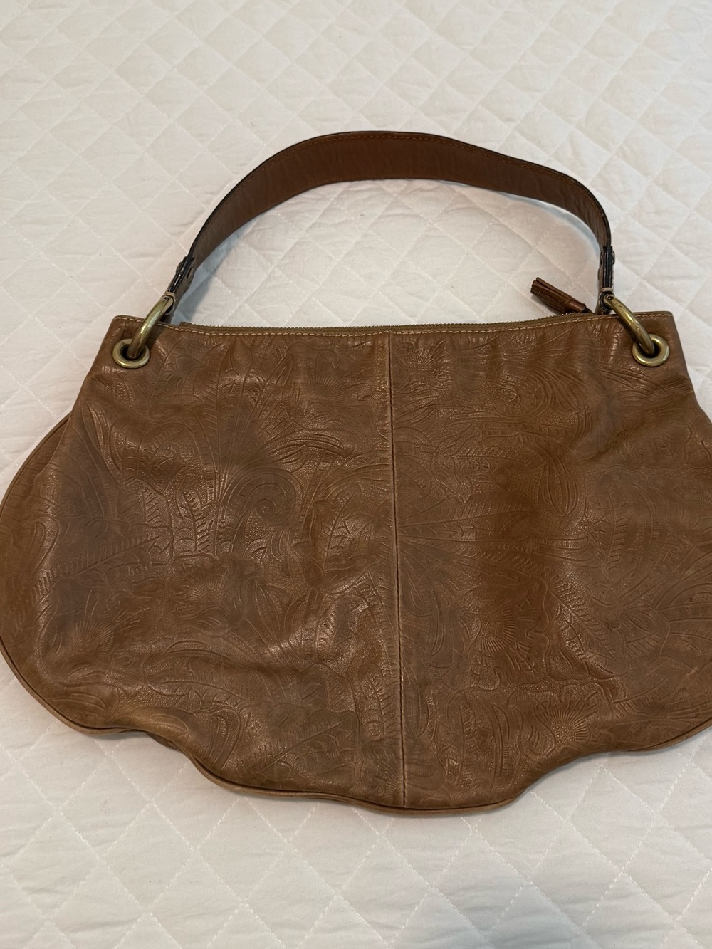 Women's Brown Leather Shoulder Bag